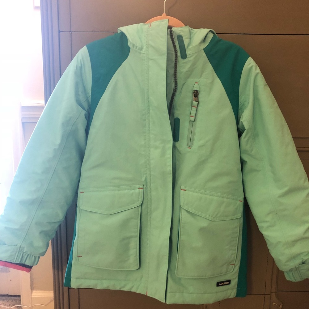 Size 5-6 girls Lands End Ski jacket